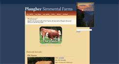 Desktop Screenshot of plaugherfarms.com