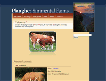 Tablet Screenshot of plaugherfarms.com